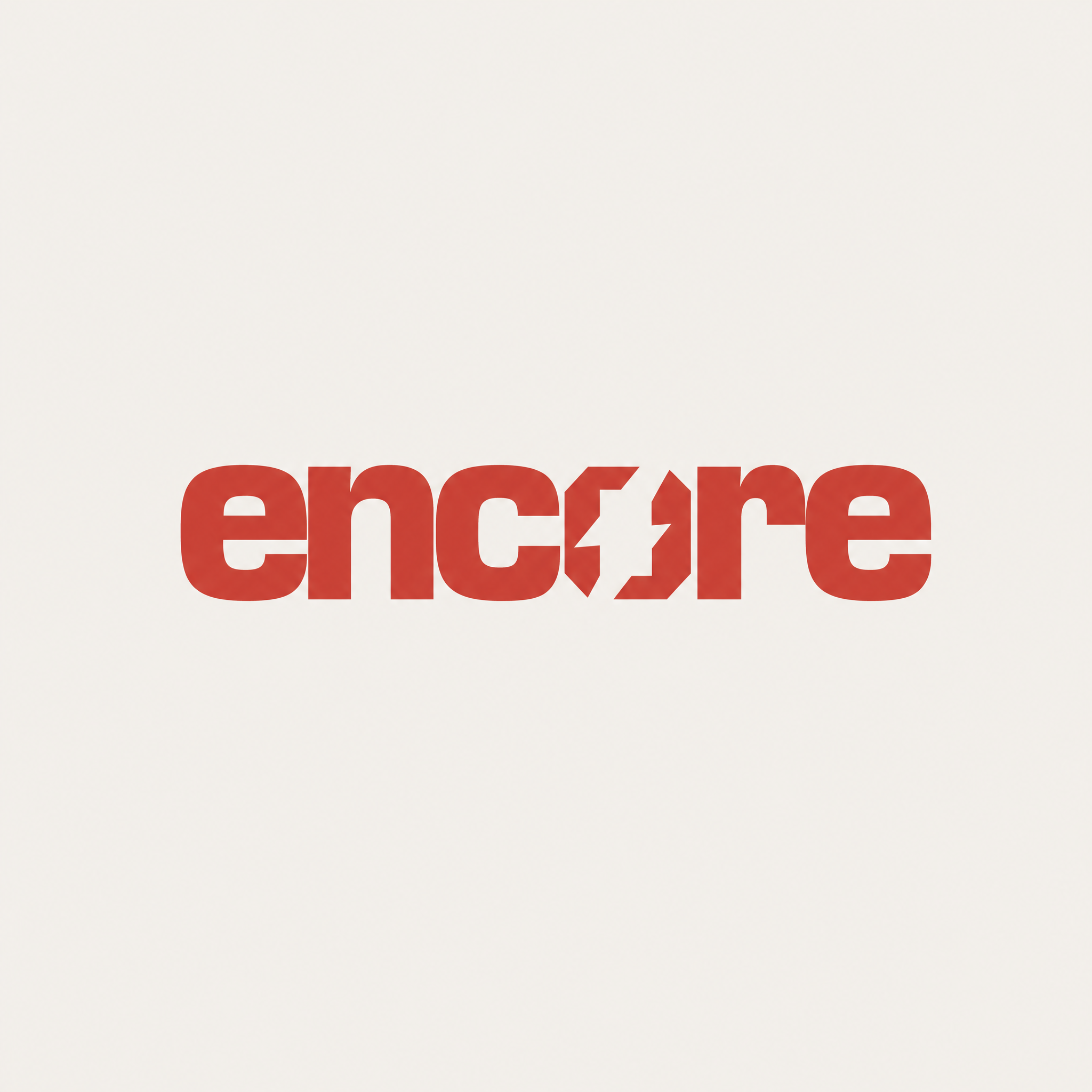 encore wordmark lowercase tight