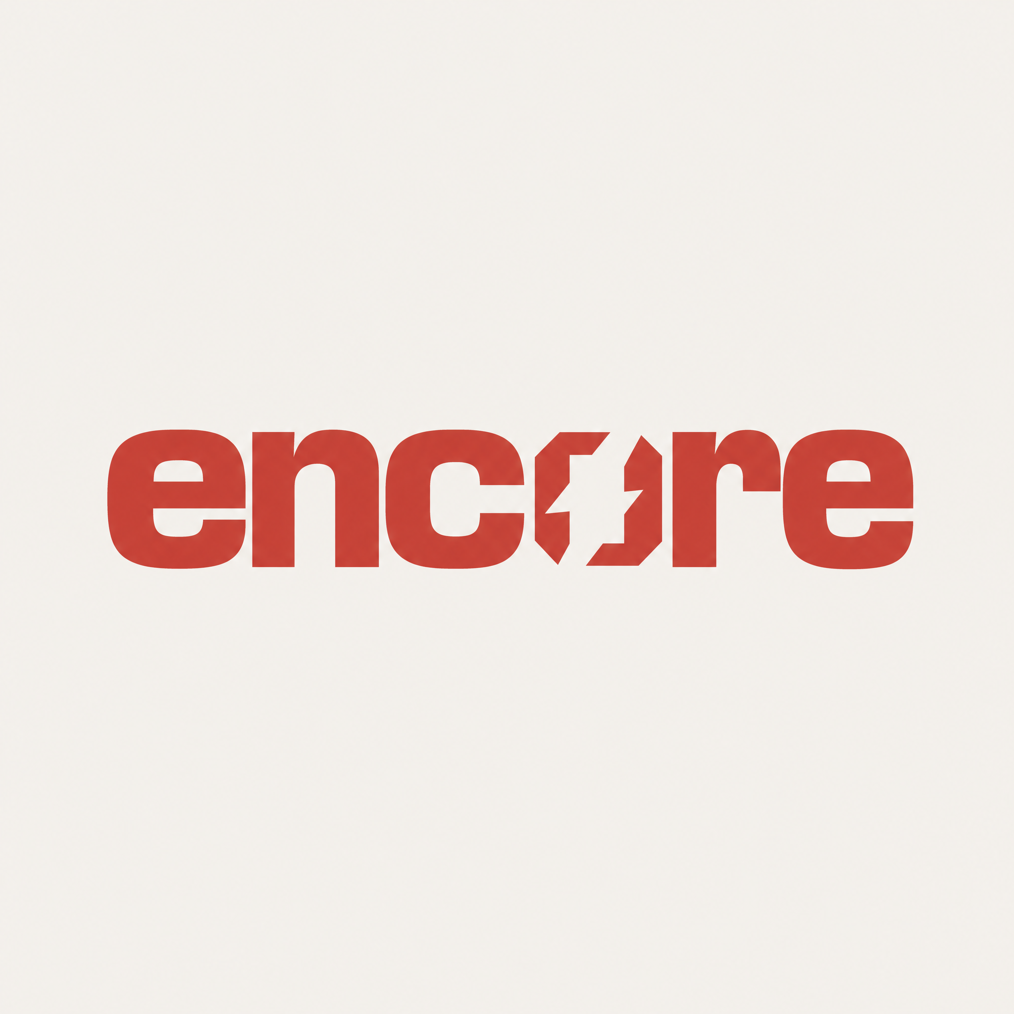 encore wordmark lowercase standard