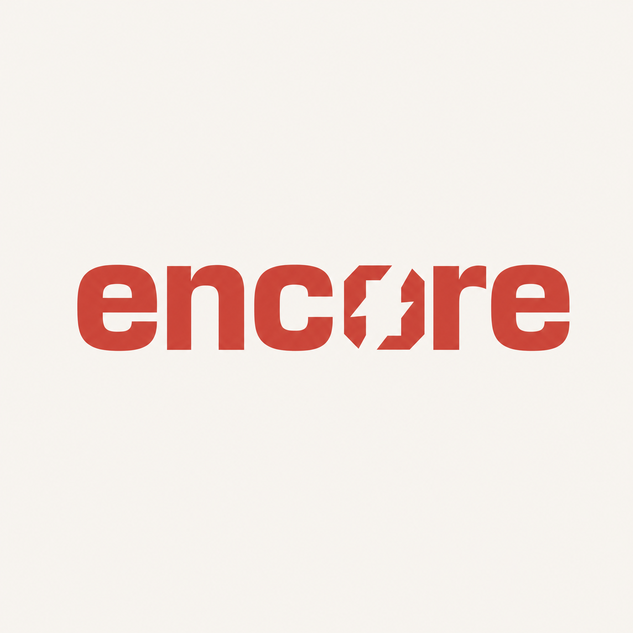 encore wordmark lowercase widened